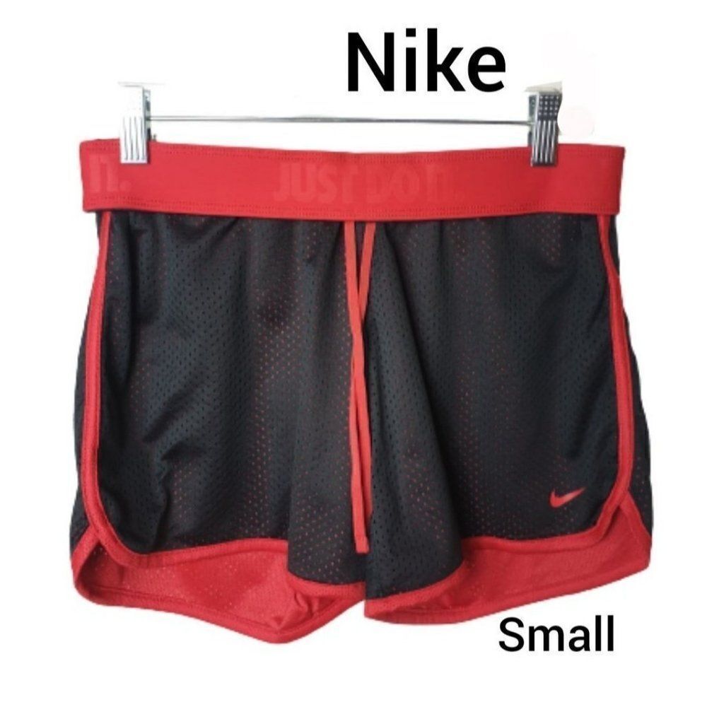 Nike Women's Running Shorts Black Mesh Performance Shorts Small NWOT